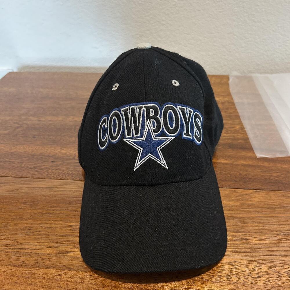Dallas Cowboys Hat Fitted Sz 7 Lids Exclusive F4 Wool NFL Vintage Black Y2K 00s